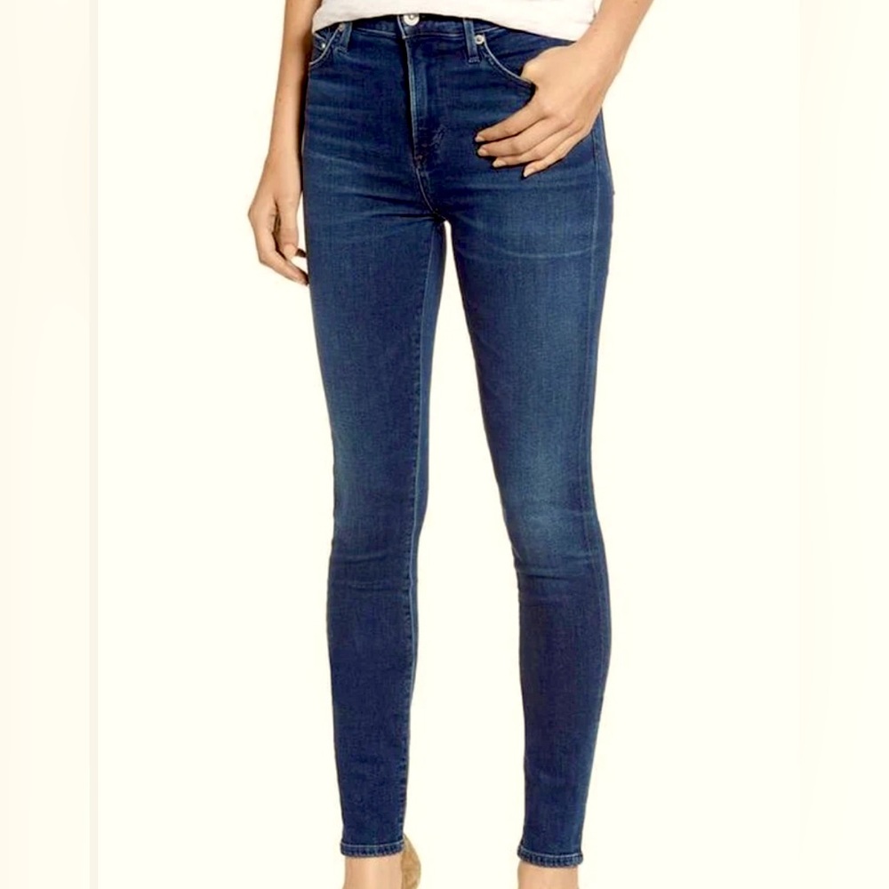 Citizens of Humanity Rocket High Rise Skinny Jeans | Dark Blue | NWOT | Size 26